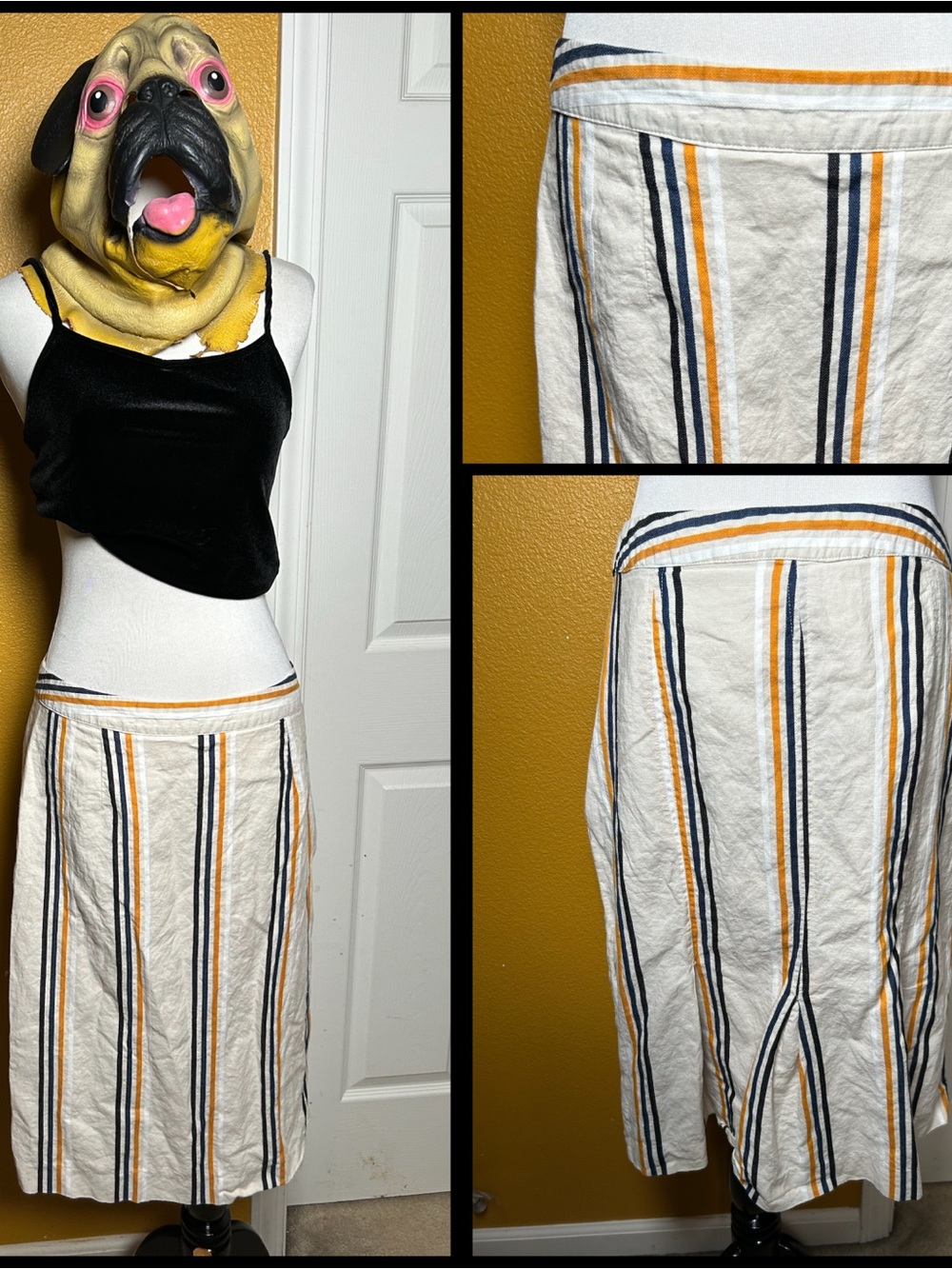 WHO WHAT WEAR, stripy skirt!!